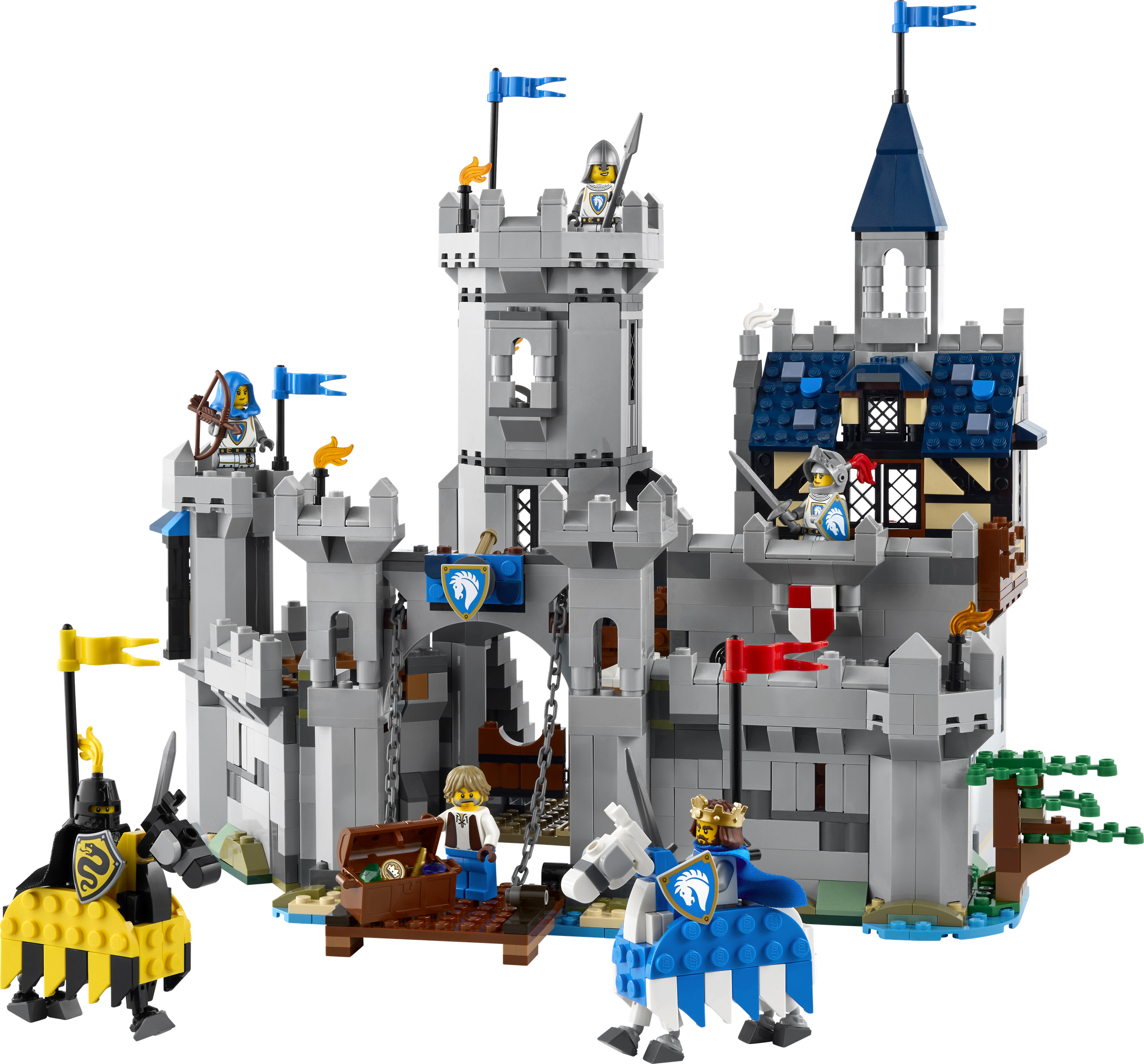 Medieval Horse Knight Castle