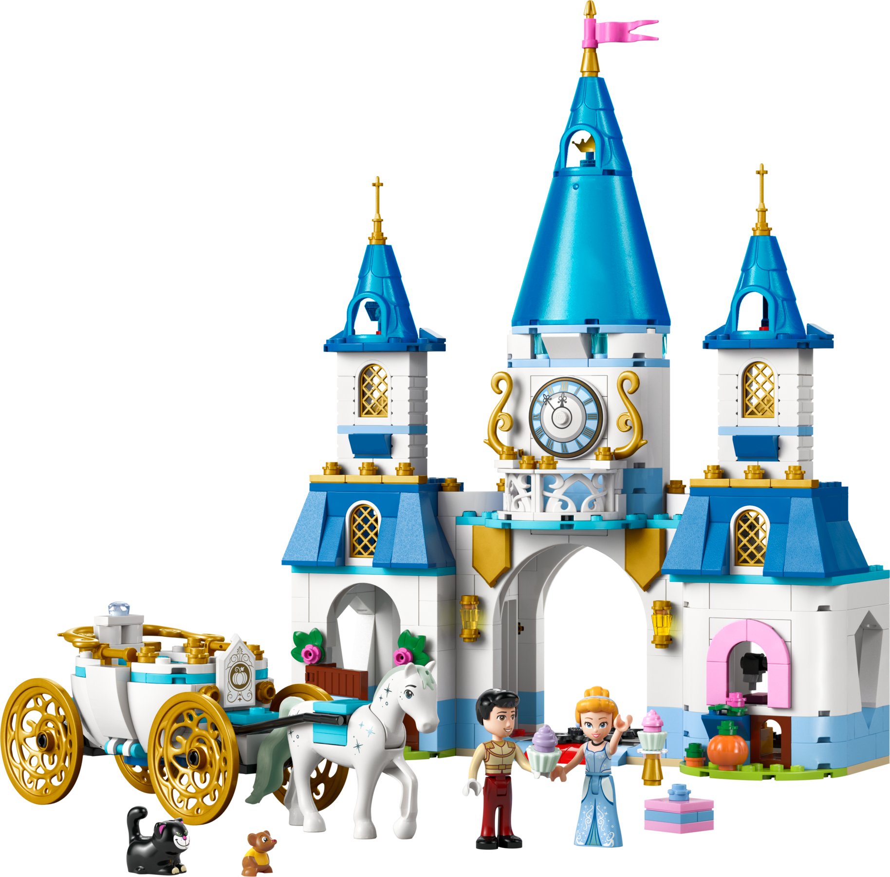 Cinderella's Castle & Horse Carriage