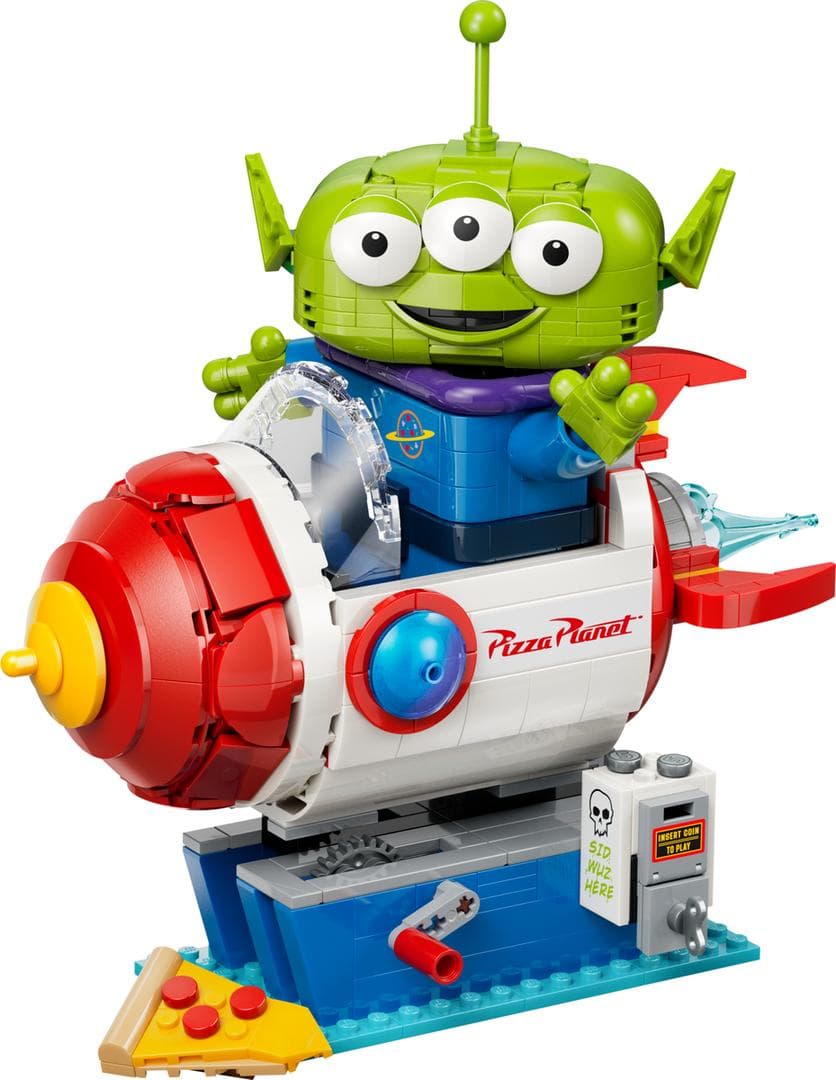 Alien with Pizza Planet Rocket Ride