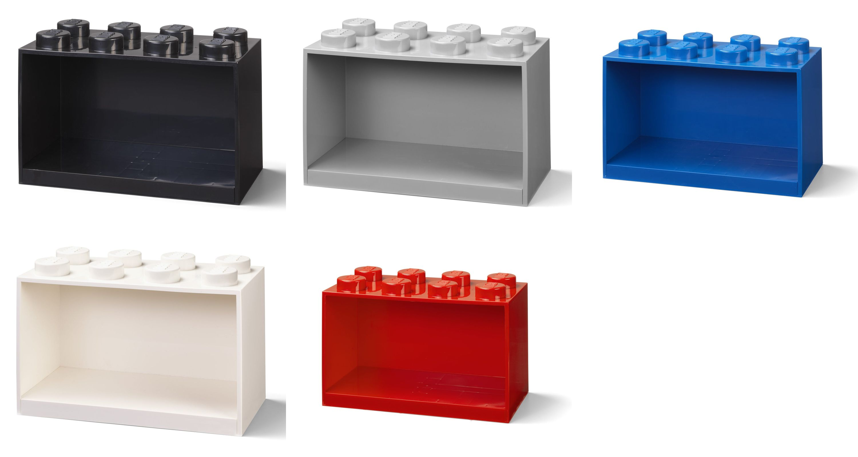 Brick Shelf 8 Knobs (All Colors)