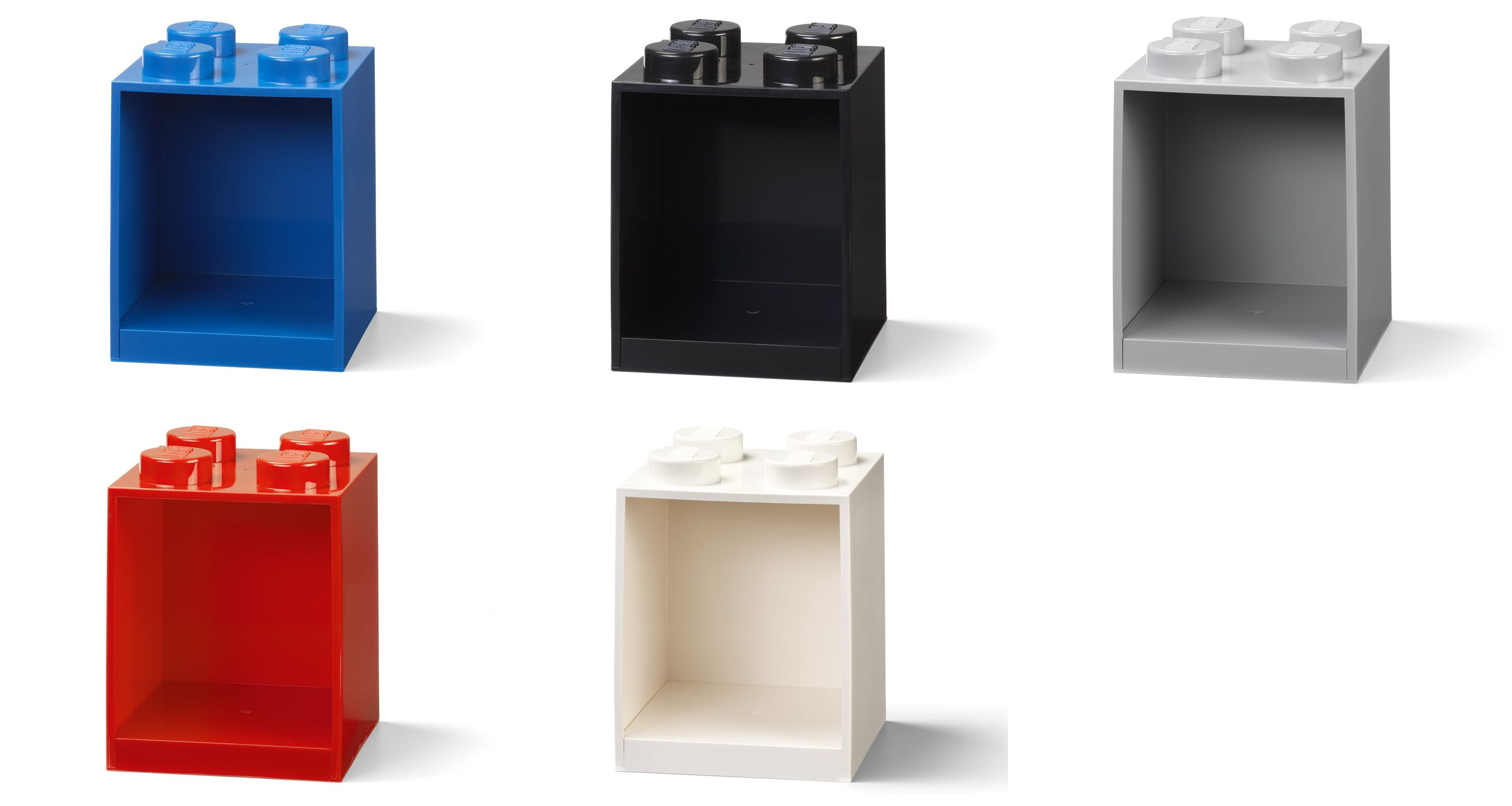 Brick Shelf 4 Knobs (All Colors)