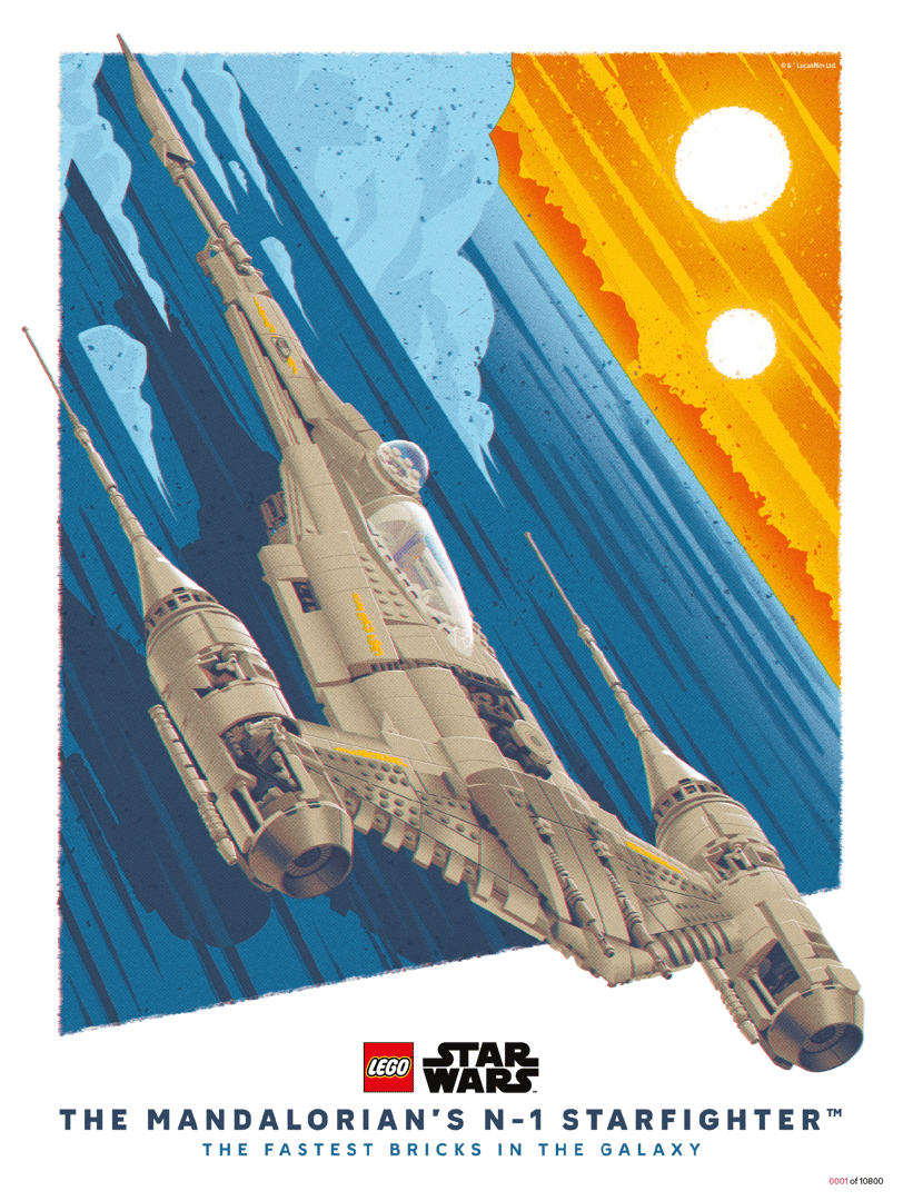 The Mandalorian's N-1 Starfighter Poster by Joe Hogan