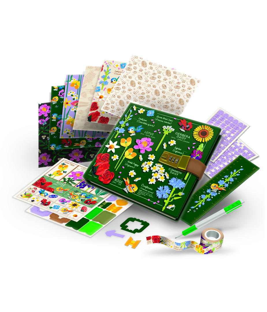 Botanicals Combination Lock Diary
