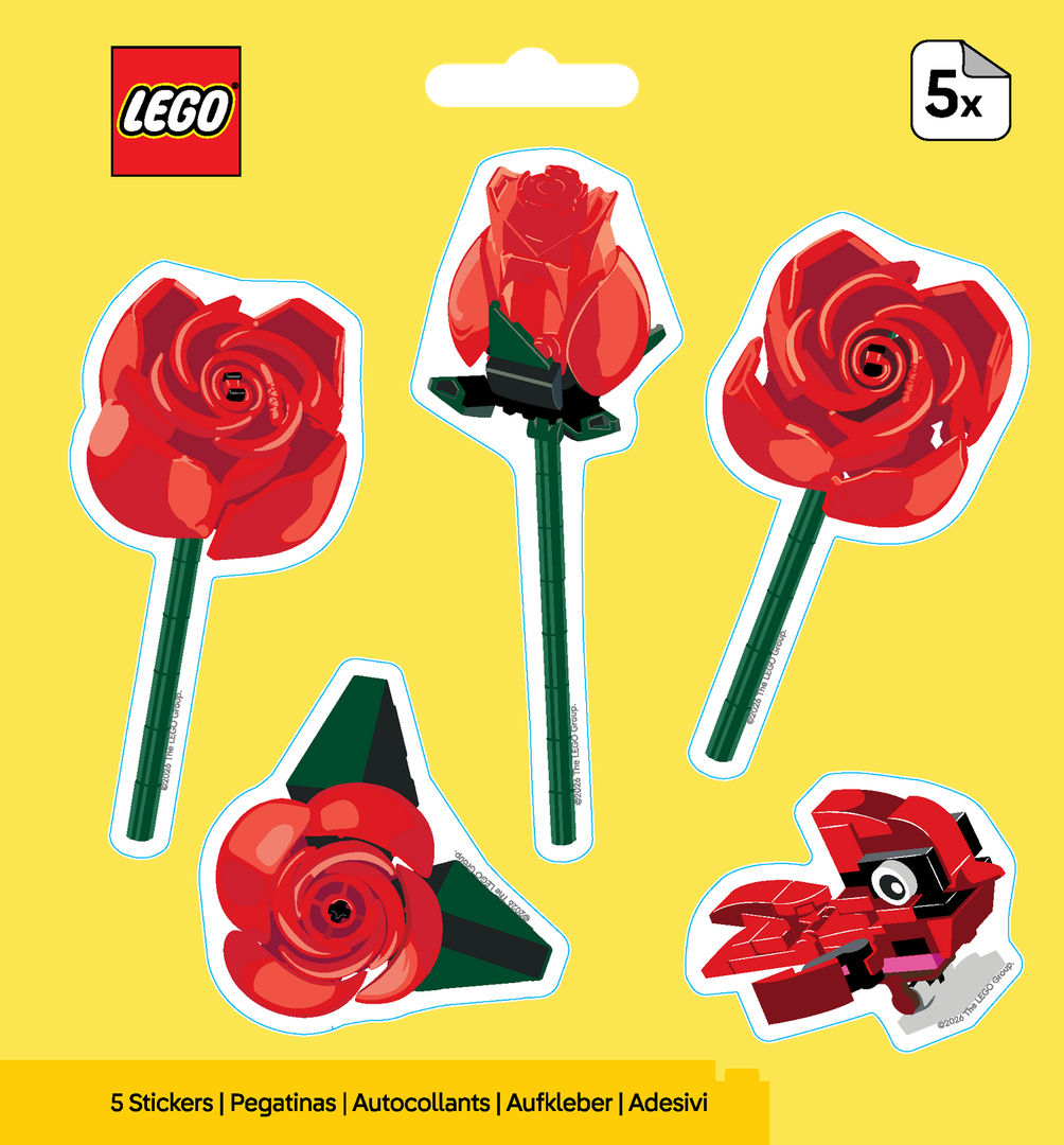 Botanicals Rose Stickers