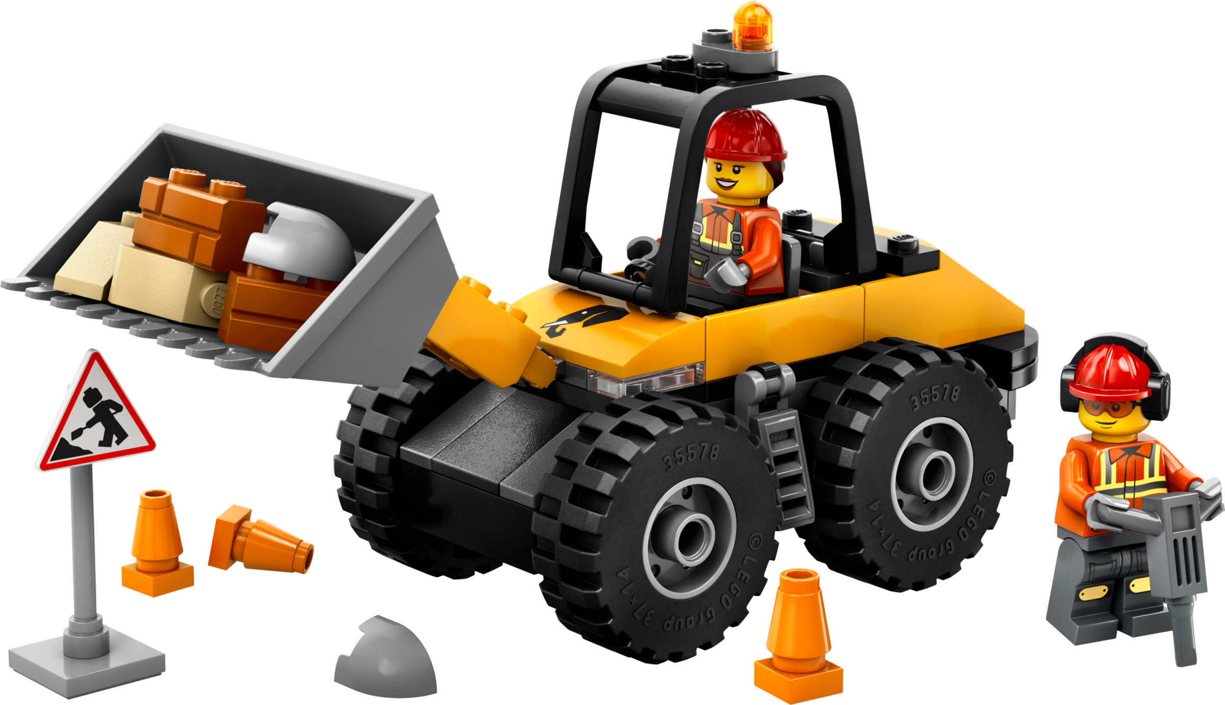 Yellow Construction Wheel Loader