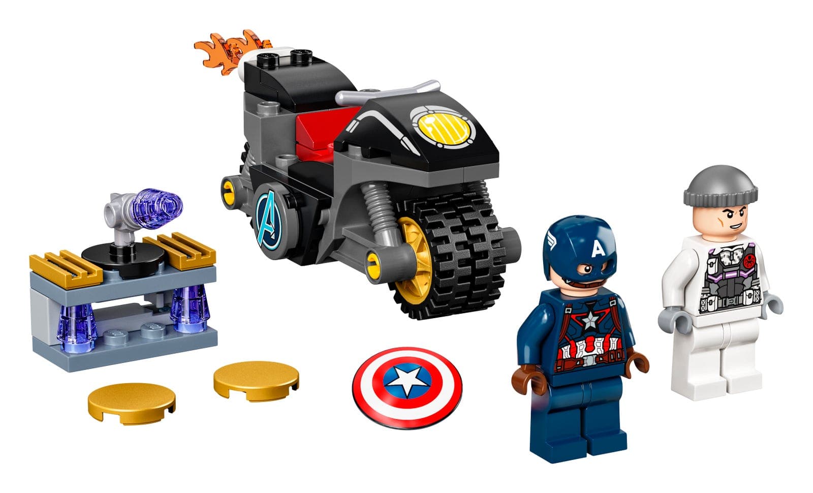 Captain America and Hydra Face-Off