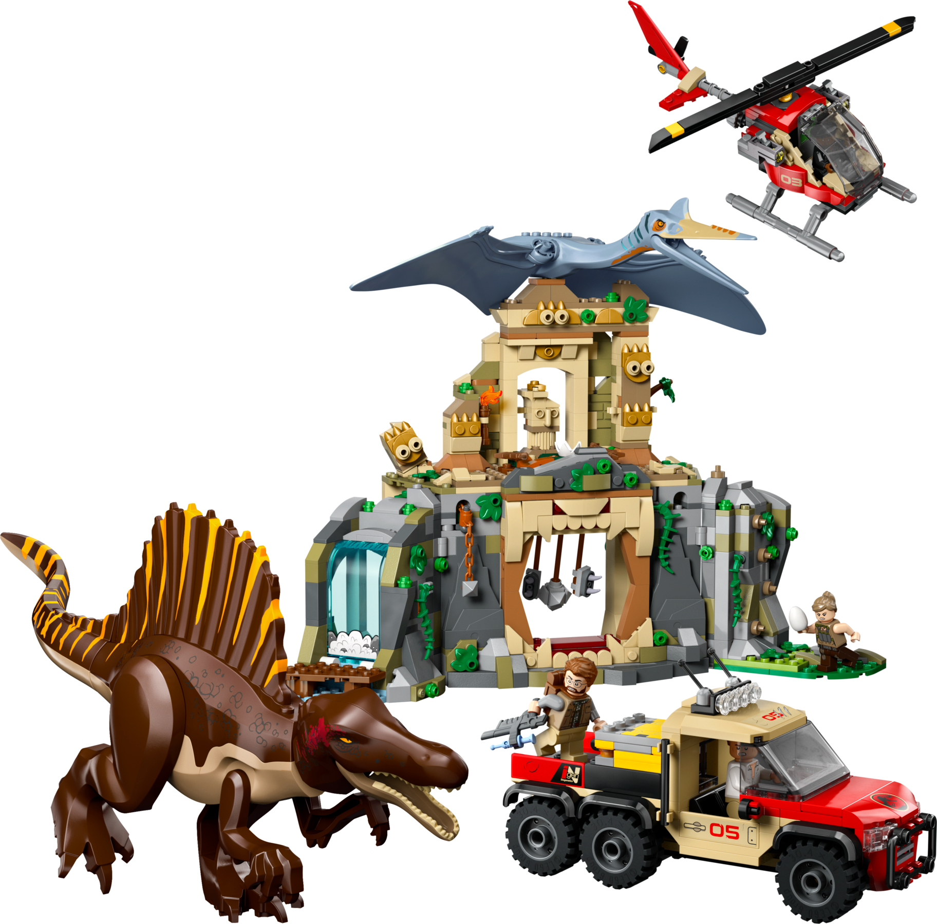Spinosaurus & Quetzalcoatlus Air Mission