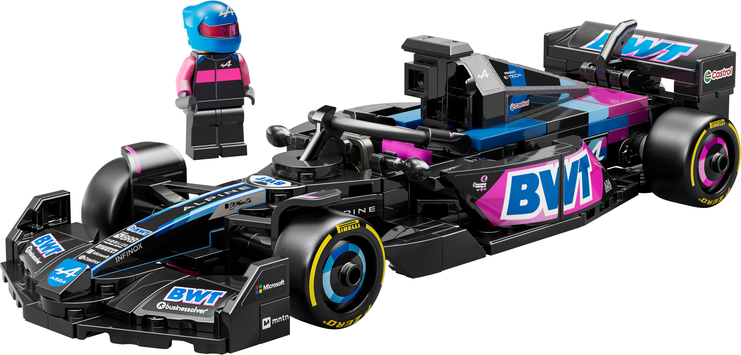 BWT Alpine F1 Team A524 Race Car