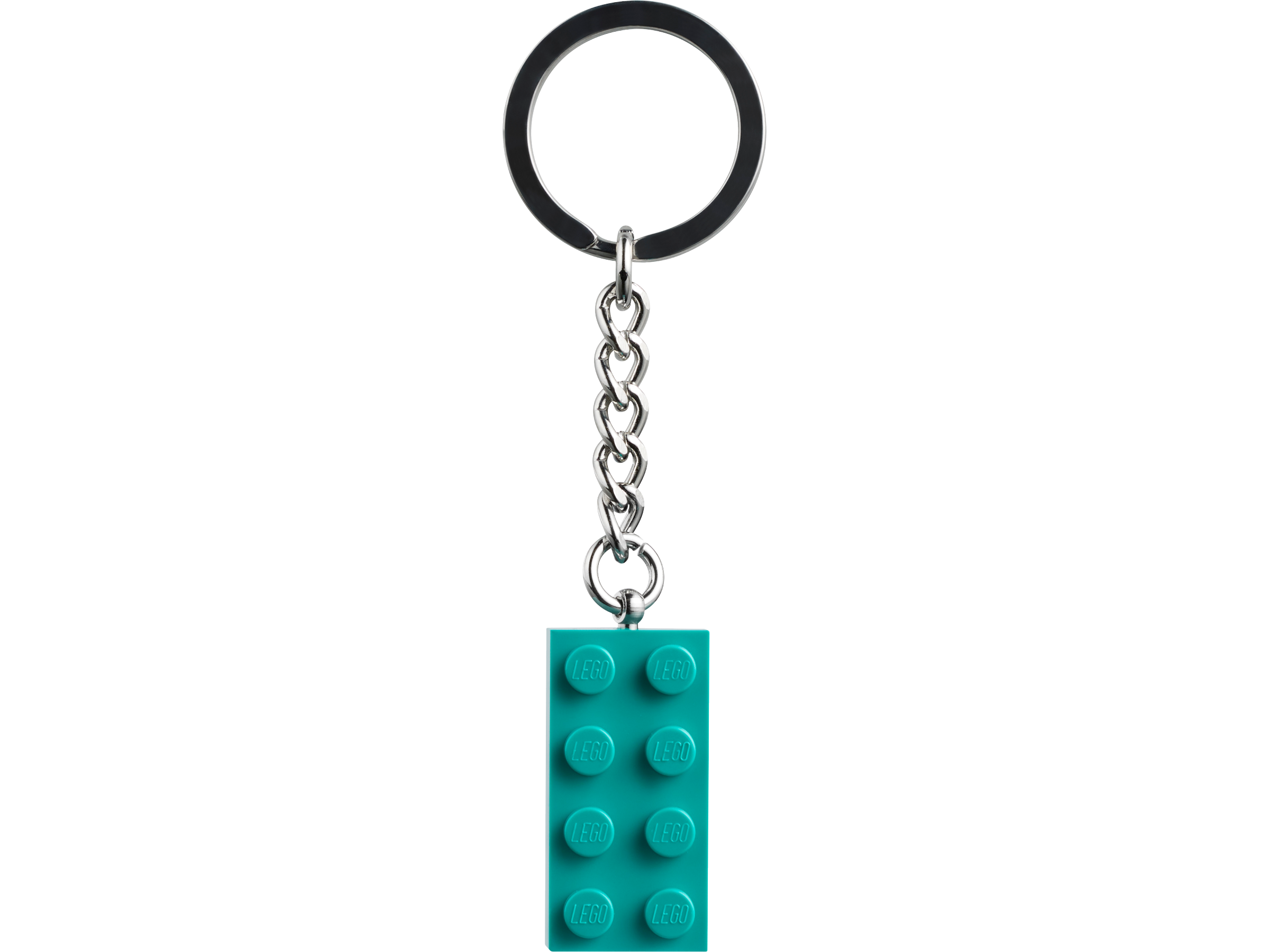 Dark Turquoise Brick Key Chain
