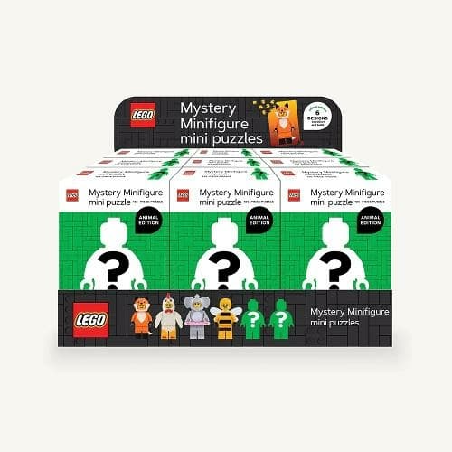 Mystery Minifigure Mini Puzzle (Animal Edition) - 12 Pack