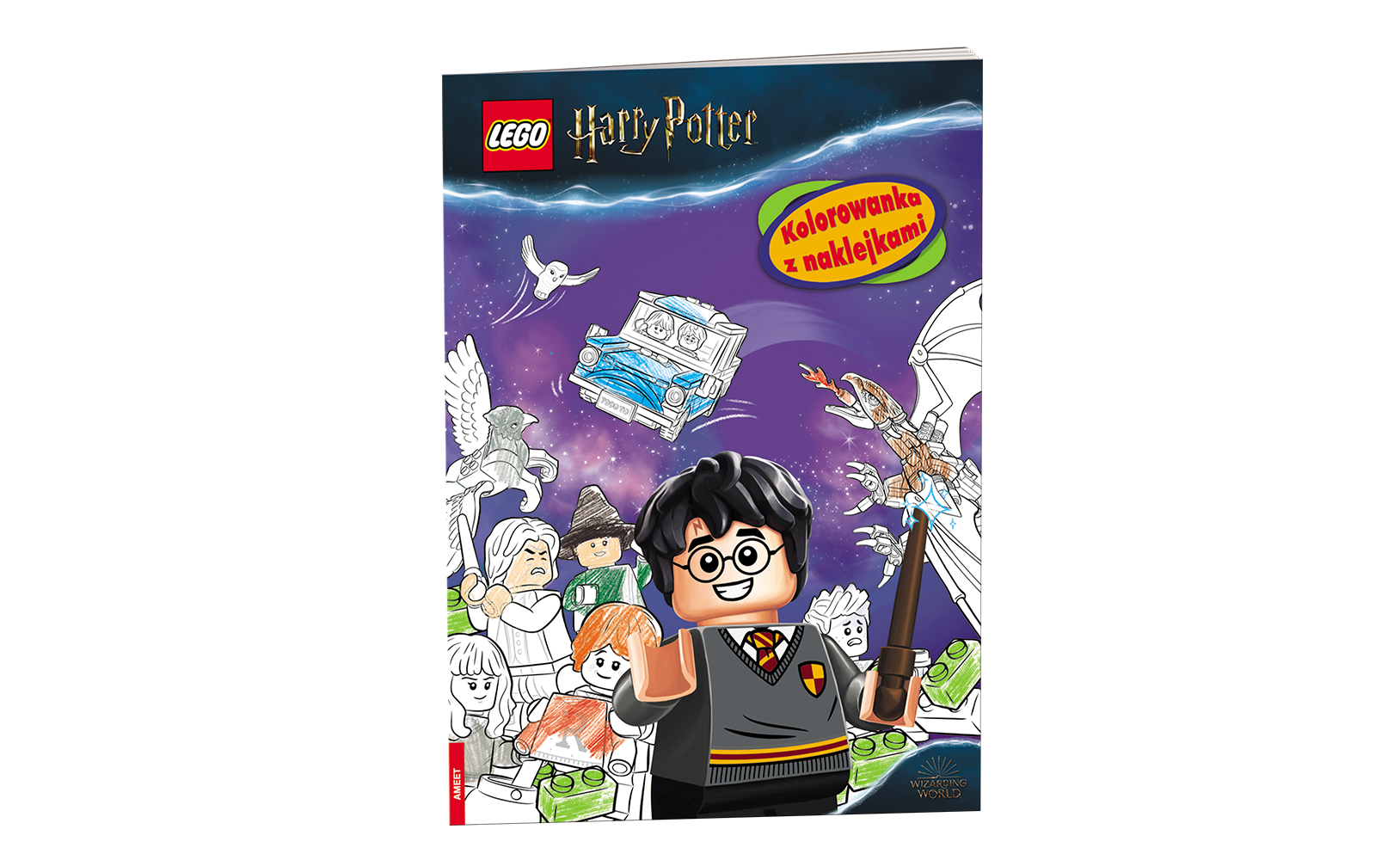 Harry Potter: Kolorowanka z Naklejkami