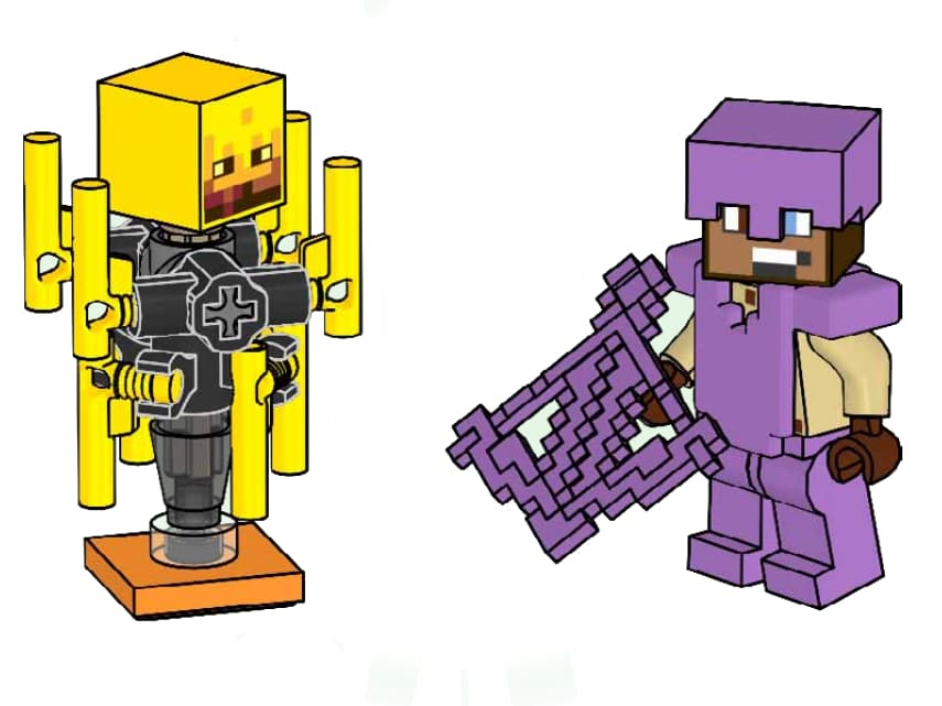 Hero in Enchanted Armour + Blaze