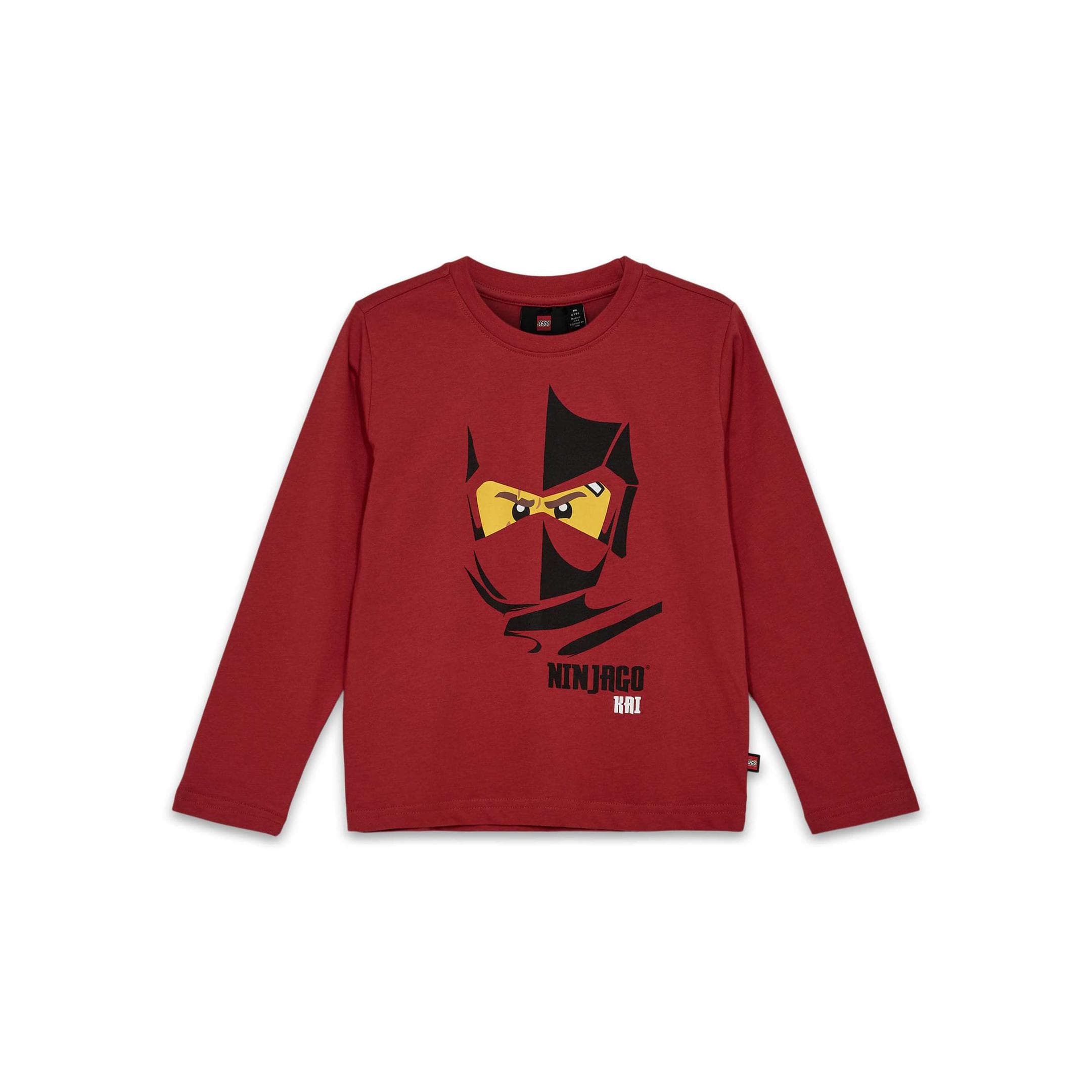 Ninjago Long-Sleeve T-Shirt โ Dark Red