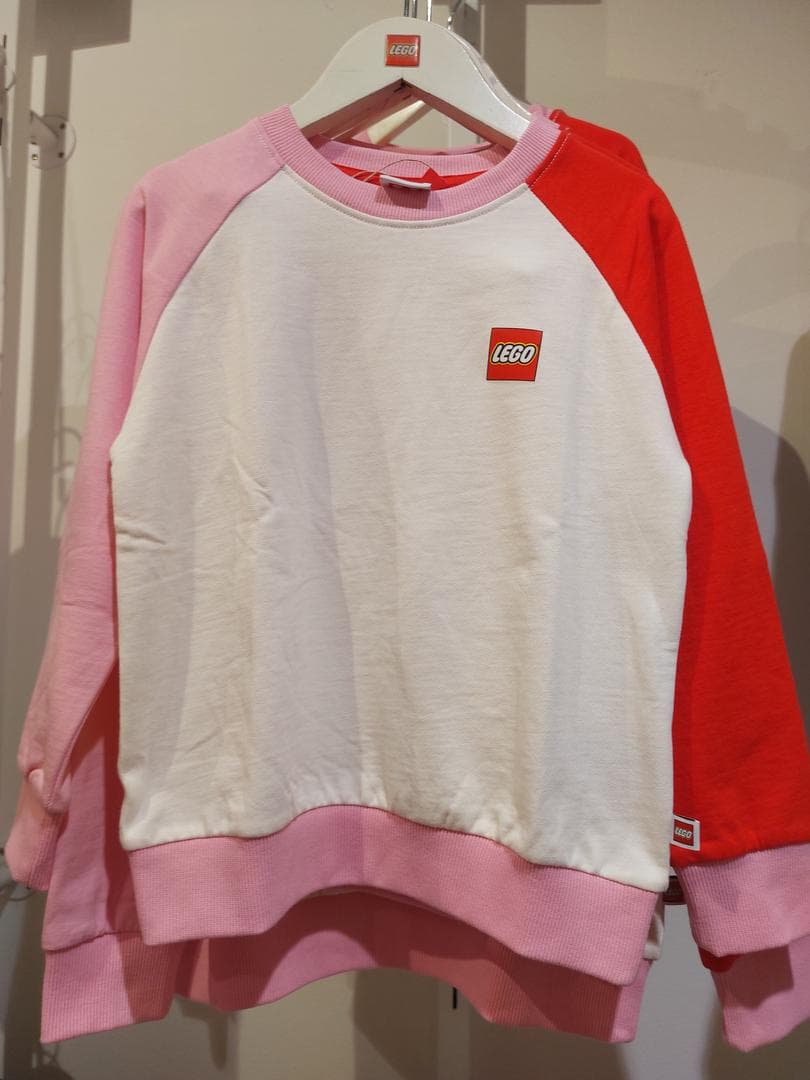 Sweatshirt - Pink and White