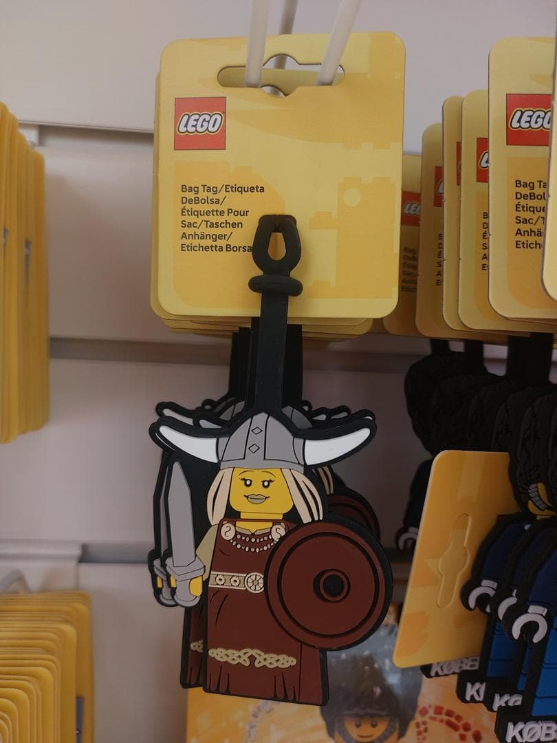 Viking Woman Bag Tag