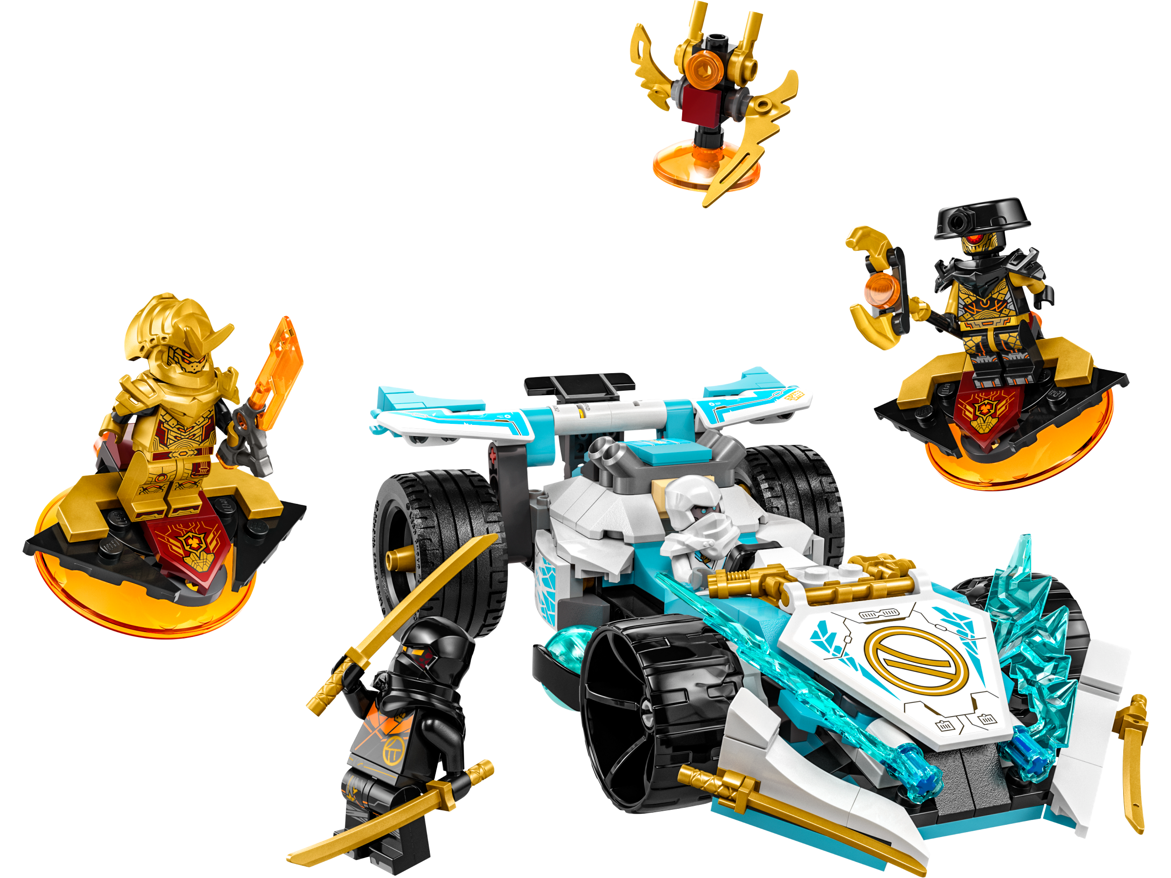 Zaneโs Dragon Power Spinjitzu Race Car