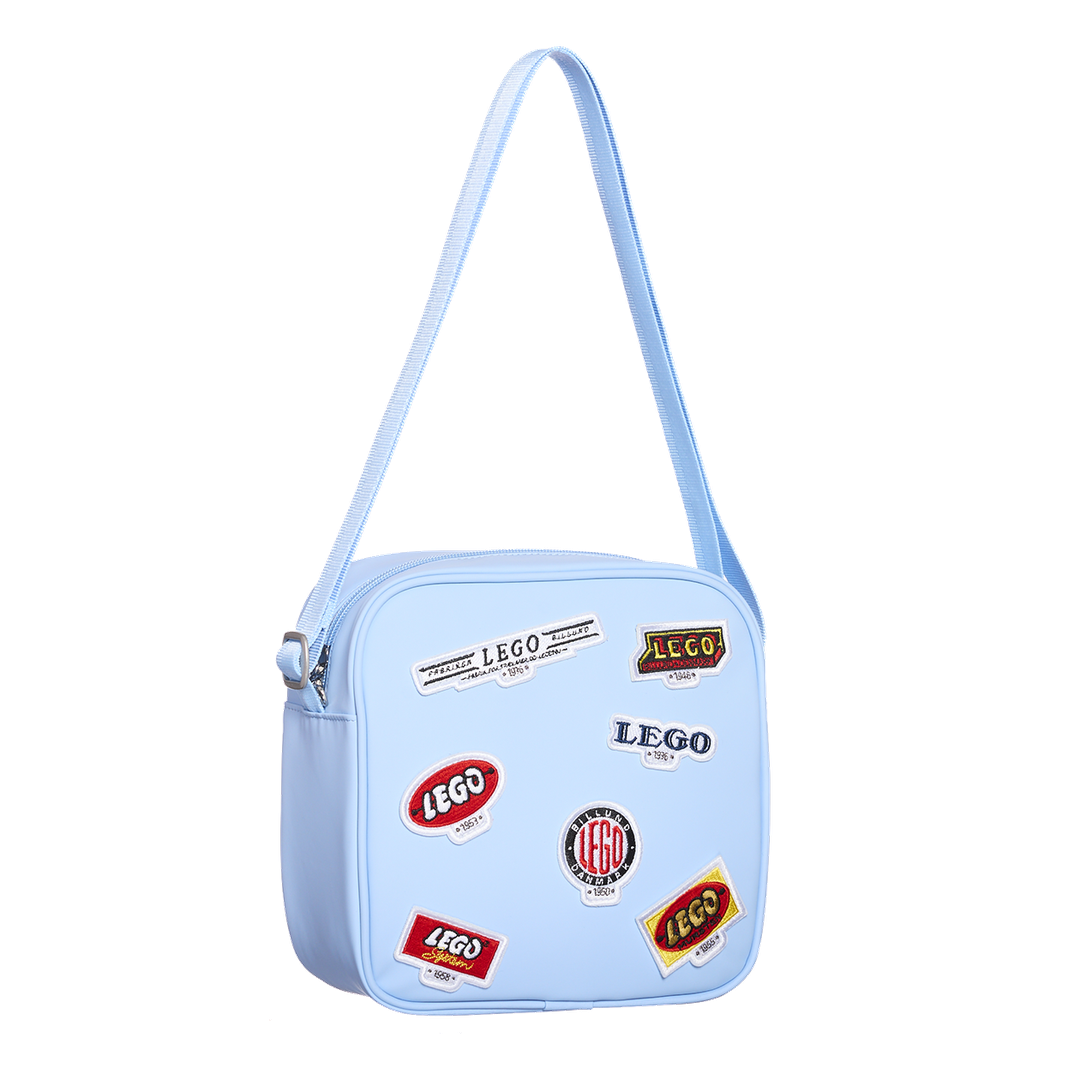 Crossbody Handbag - Retro Logos (Retro Pink)