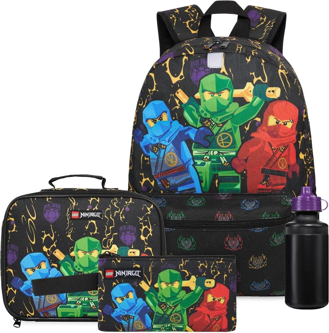 Ninjago 4 Piece Backpack Set
